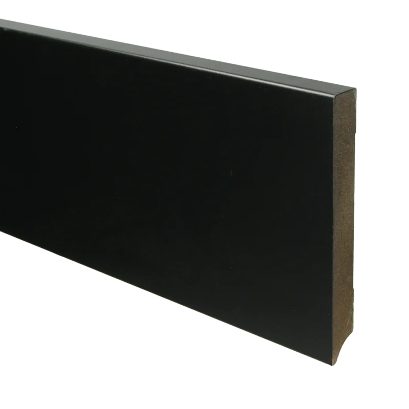 MDF Moderne Plint 150x18 RAL 9005 Zwart 15947 Direct Verzonden